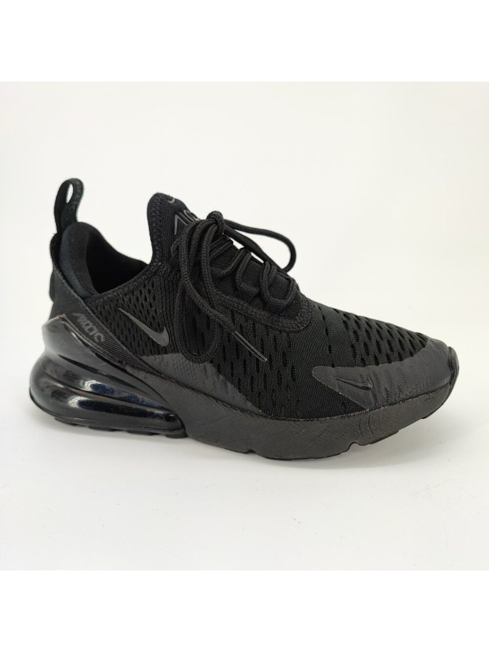 Nike Air Max 270 Youth 4Y Sneakers Mesh Black Casual BQ5776-001